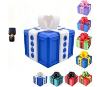 The Prank Gift Box, The Annoying Present with Finger, Hilarious Gag Prank Boxes Surprise Gift Box with Screws for Adults, 3D Printed Funny for Birthday Christmas (B)