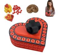 The Prank Twist Box - Heart Shaped Annoying Gift Box with Hilarious Screw Challenge & Fake Poop, 2026 New Valentine's Day Teasing Gifts, Adult Prank Twist Boxes (Red-01)
