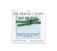 The Prayer I Share - Wear Your Verse & Share Your Verse bracelet, Daily Bible Verse Bracelets Adjustable Christian Bracelets for Daily Jesus Faith Wristband Religious Jewelry Gifts for Men Women (B)