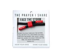 The Prayer I Share - Wear Your Verse & Share Your Verse bracelet, Daily Bible Verse Bracelets Adjustable Christian Bracelets for Daily Jesus Faith Wristband Religious Jewelry Gifts for Men Women (F)