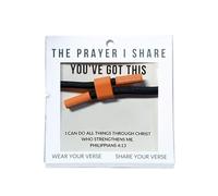 The Prayer I Share - Wear Your Verse & Share Your Verse bracelet, Daily Bible Verse Bracelets Adjustable Christian Bracelets for Daily Jesus Faith Wristband Religious Jewelry Gifts for Men Women (D)