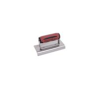 The Premier Line 121SSD 6-Inch x 3-Inch Stainless Steel Edger-Curved Ends 1/2-Inch Radius, 5/8-Inch Lip-DuraSoft Handle