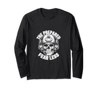 The Prepared Fearless Tactical Skull Long Sleeve T-Shirt