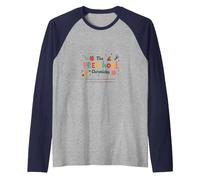 The Preschool Chronicles: Colorful Childhood Adventures Raglan Baseball Tee, Men, Navy/Athletic Heather, XXL