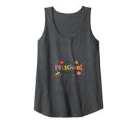 The Preschool Chronicles: Colorful Childhood Adventures Tank Top, Women, Dark Heather Grey, XXL