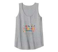 The Preschool Chronicles: Colorful Childhood Adventures Tank Top, Women, Heather Grey, XXL