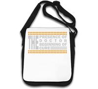 The Presence of The Doctor The Beginning of The Cure Shoulder Bag White