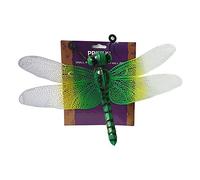 The Present Shop Primus Small Metal Dragonfly Home Garden Wall Art Ornament - Green