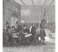 The presentation of the Ratification of the Peace of Munster May 15 1648 which ended the Eighty Years War between Spain and the Netherlands. After a work by an unknown artist; Illustration Poster