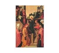 The Presentation of The Virgin Mary in The Temple of Jerusalem Hans Holbein The Elder Canvas Art Poster And Wall Art Picture Print Modern Family Bedro