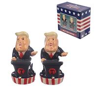 The President Ceramic Salt and Pepper Set