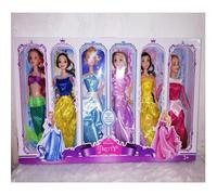 The Pretty Princess Doll Collection Set of 6 Disney Princess Dolls