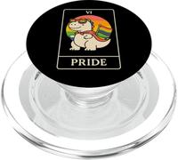 The Pride - Cute LGBTQ+ Funny Dinosaur Tarot Art for Ally PopSockets PopGrip for MagSafe