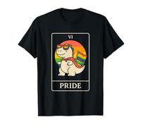 The Pride - Cute LGBTQ+ Funny Dinosaur Tarot Art for Ally T-Shirt