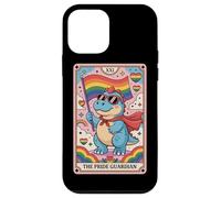 The Pride Guardian - Cute LGBTQ+ Dinosaur Tarot Art for Ally Case for iPhone 12 mini