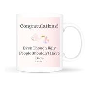 The Prime Paw Club New Parent Mug with Funny Message for Mum to be or Dad to be. A Funny Babyshower Gift to Congratulate Friends or Family Expecting a Baby.