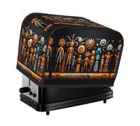 The Primitive Totem toaster cover is suitable for 2 small toaster covers with wide slots and comes with a storage pocket to meet diverse baking needs.