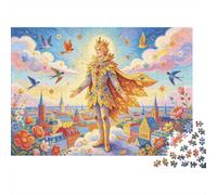 The Prince Jigsaw Puzzles 1000Pc Recycled Material Happy Grand Duke Puzzles for Elderly Puzzle Game Props Interesting Family Game Props for Adults 52x38cm/1000pcs