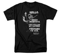 The Princes Bride Movie Hello My Name is Inigo Montoya Adult T Shirt L