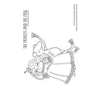 The Princess and the Frog: A coloring Storybook