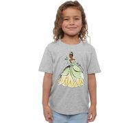 The Princess and the Frog Be You. It's Beautiful with Tiana Girls T Shirt, Athletic Heather, 12-13 Years