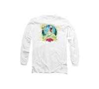 The Princess And The Frog Floral Bayou Beauty With Tiana Long Sleeve T-Shirt, White Disney White M