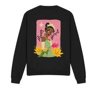 The Princess And The Frog Strong Spirit With Tiana Sweatshirt Black Disney Black S