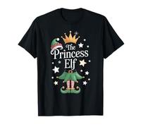 The Princess Elf Christmas Holiday Xmas 2026 Women Girl Kids T-Shirt