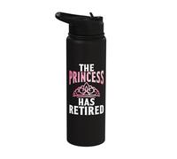 The Princess has Retired Princess Stainless Steel Insulated Water Bottle