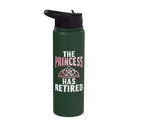 The Princess has Retired Princess Stainless Steel Insulated Water Bottle