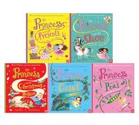 The Princess Series 5 Books Collection Set by Caryl Hart, Sarah Warburton (The Princess and the Peas, The Presents, The Giant, The Shoe, Christmas Rescue)