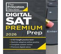 The Princeton Review Princeton Review Digital SAT Premium Prep, 2026 Paperback Book The Princeton Review Multicolor