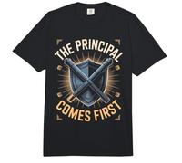 The Principal Comes First Bodyguard Executive Protection Comfort Colors Adult Heavyweight T-Shirt