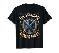 The Principal Comes First Bodyguard Executive Protection Value Graphic T-Shirt