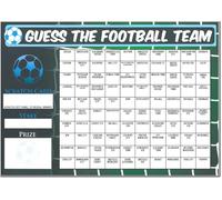 The Print Pixie A3 Guess The Name of the Football Team Fundraising Scratchcard Match and Win Card