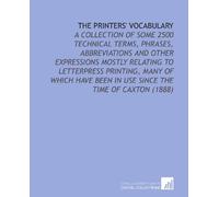 The Printers' Vocabulary