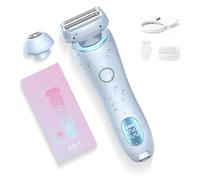 The Pro 3.0 Razor for Women, Razor for Women, Collection Razors, 2 in 1 Wet Dry Electric Lady Shaver, Gentle On Skin, for Leg Arm Underarm Bikini Area (Blue)