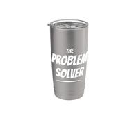 The Problem Solver Funny Couple Stainless Steel Insulated Tumbler