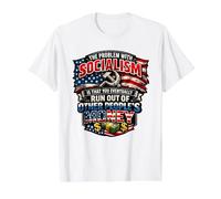 The Problem with Socialism Value Graphic T-Shirt, Men, White, XL