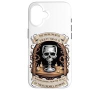 The Problem With Society Skull Case for iPhone 16