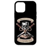 The Problem With Society Skull Design Case for iPhone 12 mini