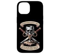 The Problem With Society Skull Design Case for iPhone 14