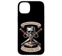 The Problem With Society Skull Design Case for iPhone 14 Plus