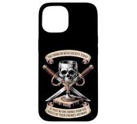 The Problem With Society Skull Design Case for iPhone 15
