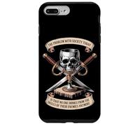 The Problem With Society Skull Design Case for iPhone 7 Plus/8 Plus