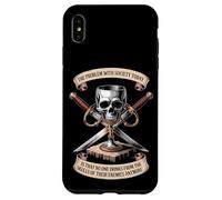 The Problem With Society Skull Design Case for iPhone XS Max