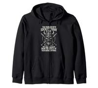 The Problem With Viking Warrior Norse Mythology Nordic Zip Hoodie
