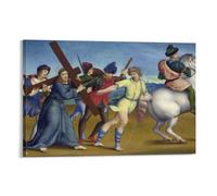 The Procession to Calvary-Raphael Wall Art Poster Scroll Canvas Painting Picture Living Room Decor Home 12x18inch(30x45cm)