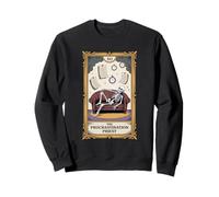 The Procrastination Priest Skeleton Tarot Lazy Sweatshirt