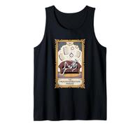 The Procrastination Priest Skeleton Tarot Lazy Tank Top